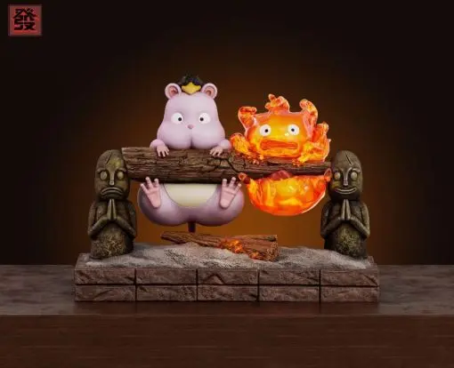 Fa Studio - Boh X Calcifer Spirited Away X Howl's Moving Castle Statue 