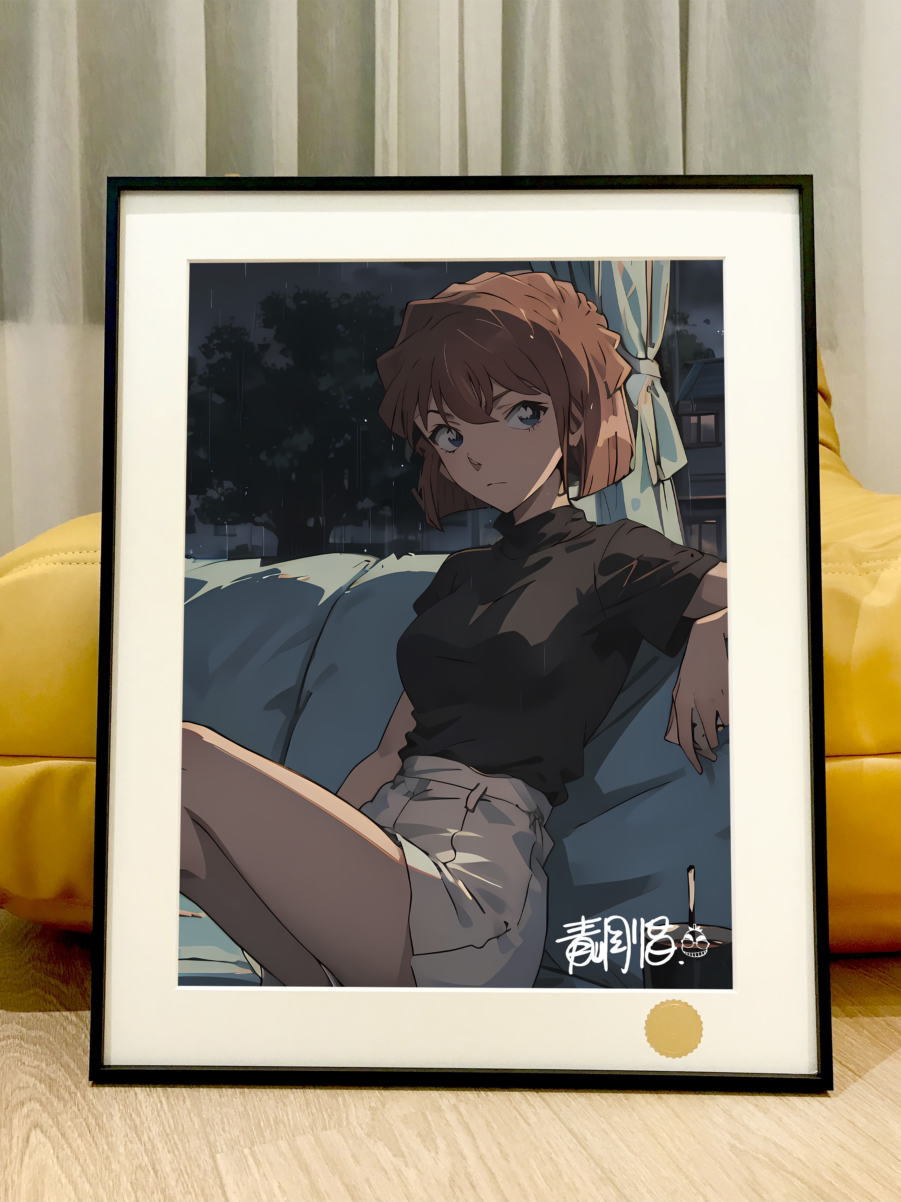 Pre-order Starry Sky Miyano Shiho Detective Conan Haibara Ai Shirley Black Organization Decoration Painting-Statue Master