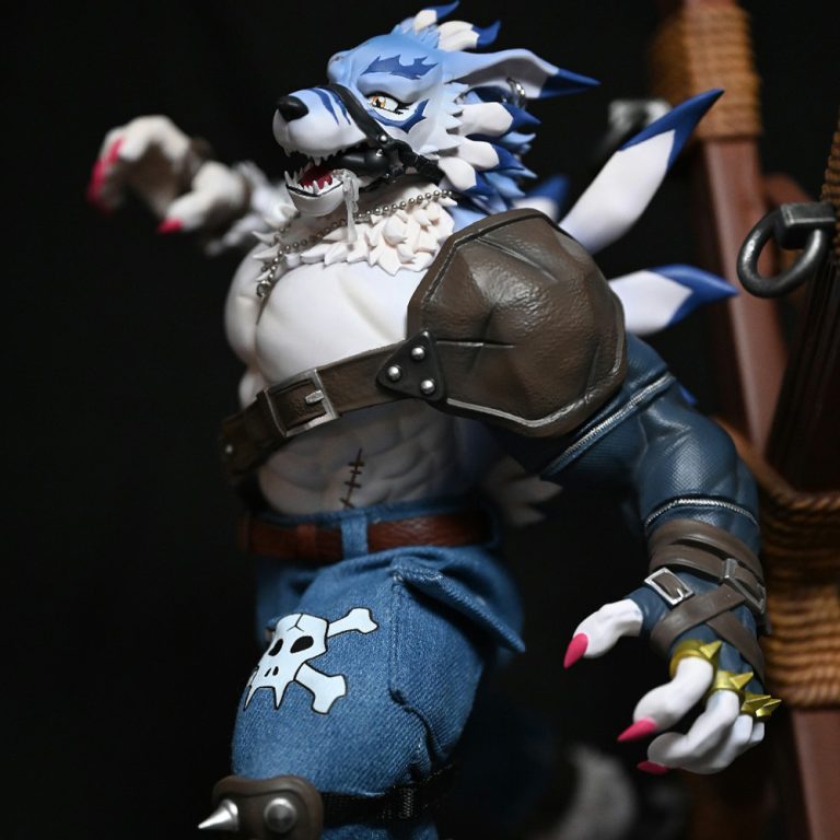 Shibadon Studio - Digimon Were Garurumon Statue(GK) (Adult 18+)