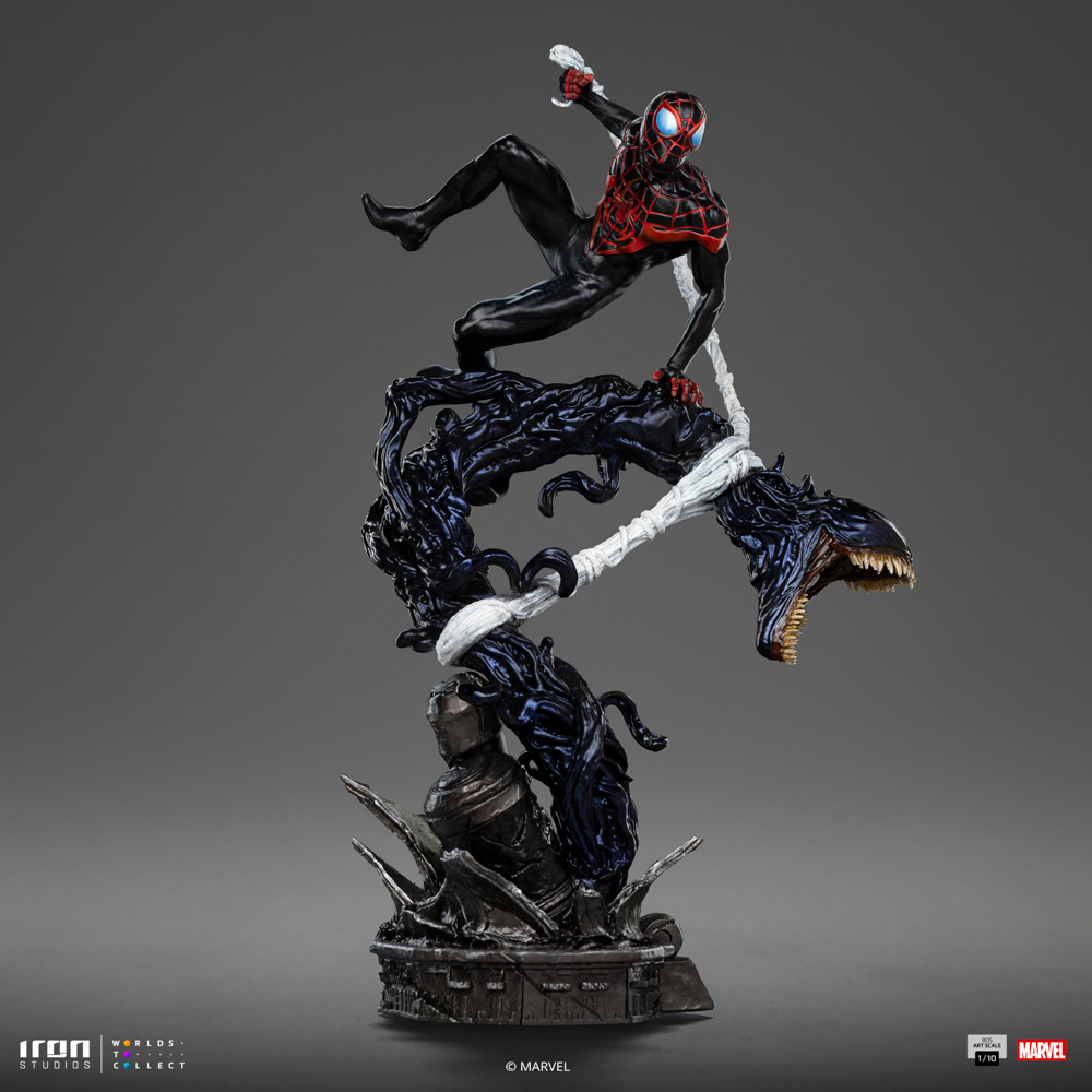Iron Studio - Marvel Spider-Man vs Villains Diorama BDS Art Scale 1/10 Miles Morales Statue MARCAS120825-10 (Licensed)