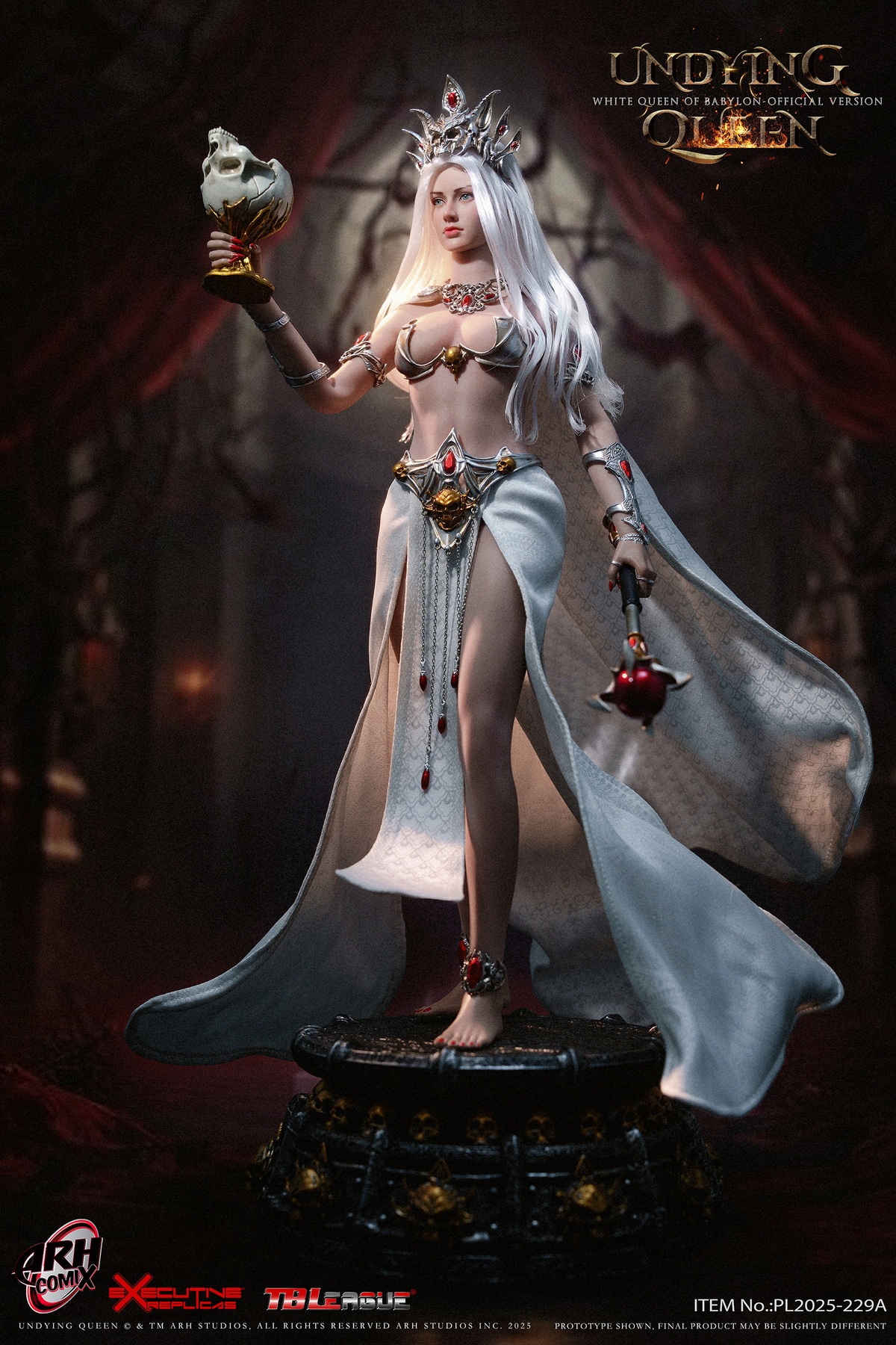 TBLeague - WHITE QUEEN OF BABYLON official version/variation version 1/6 Scale Action Figure PL2025-229A & PL2025-229B (Licensed)
