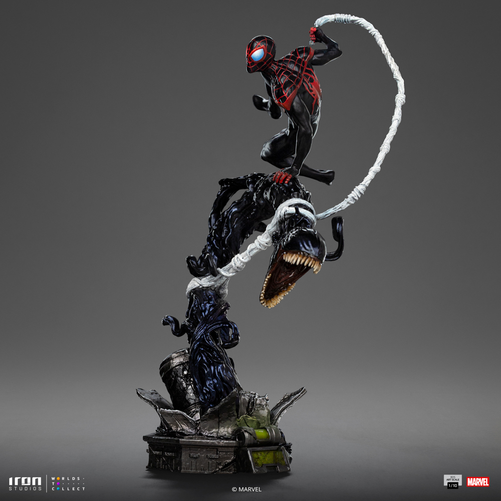Iron Studio - Marvel Spider-Man vs Villains Diorama BDS Art Scale 1/10 Miles Morales Statue MARCAS120825-10 (Licensed)