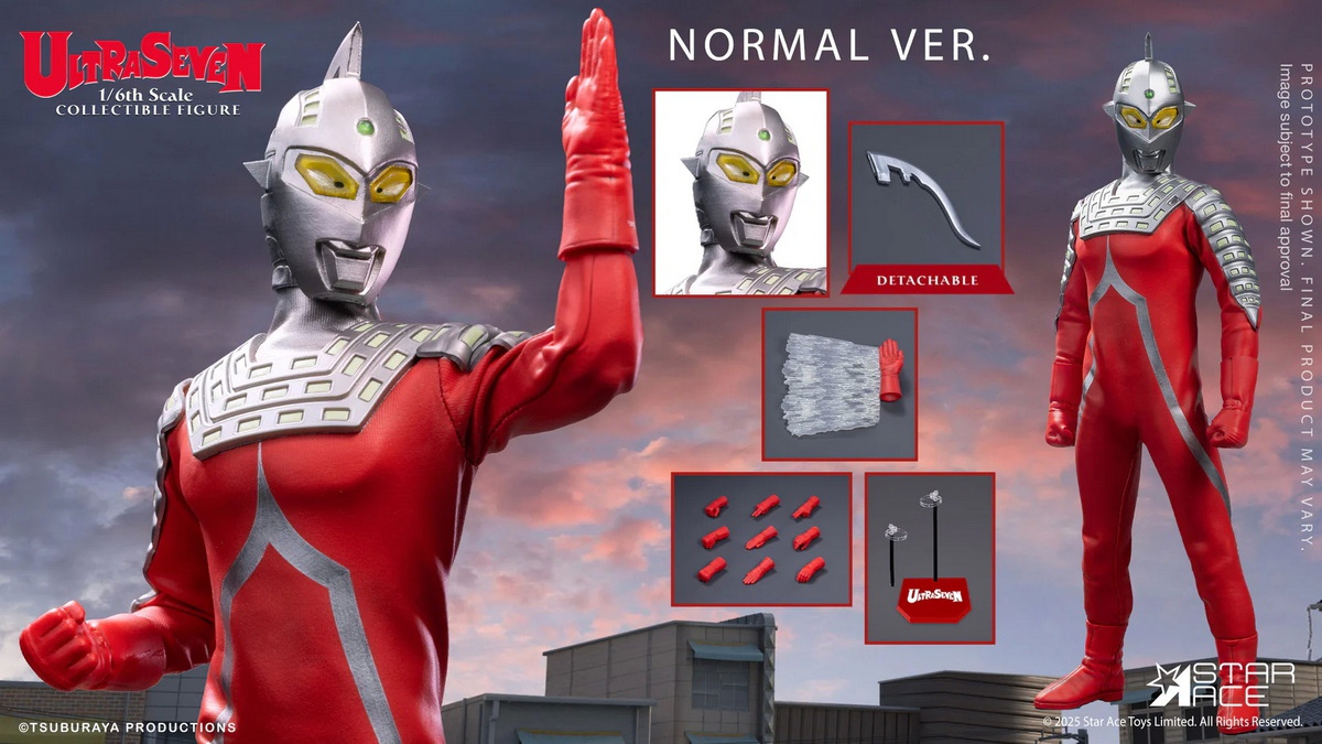 Star Ace Toys - Ultraman 1/6 ULTRASEVEN action figure SA0155 & SA0156 (Licensed)