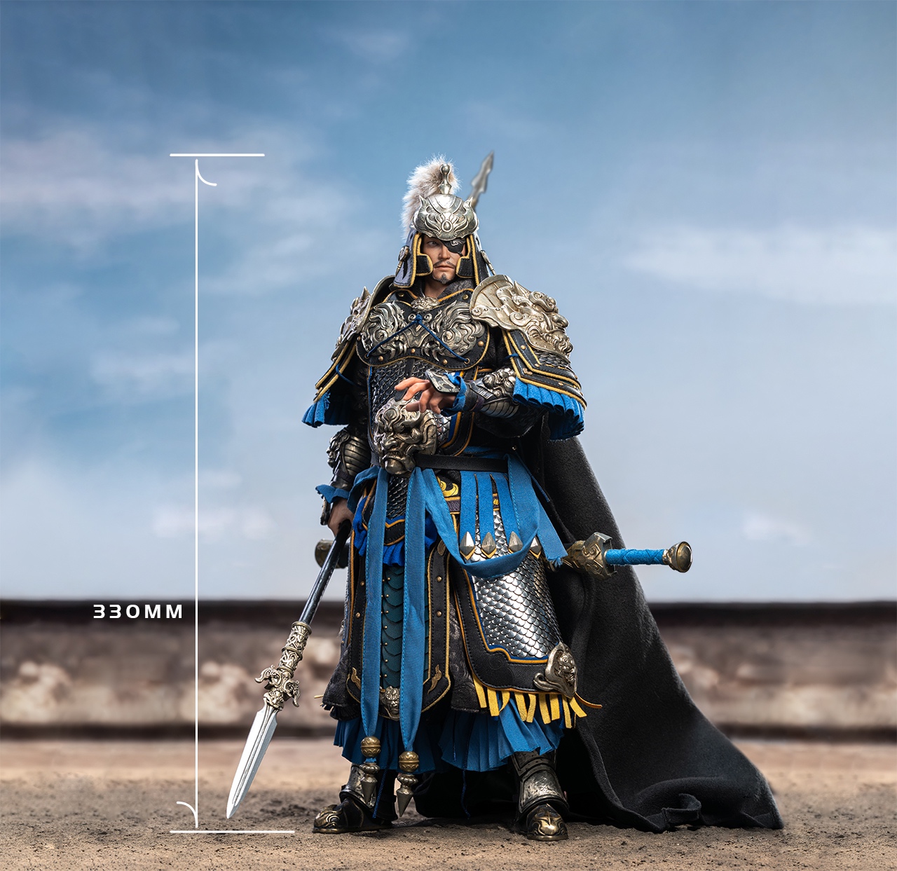 Coreplay Studio & 303TOYS - The Wind Rises Series Xiahou Dun 1/6 Scale Articulated Action Figure CP-FQ-01 (Licensed)