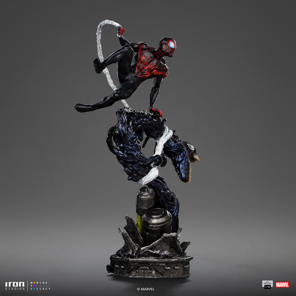 Iron Studio - Marvel Spider-Man vs Villains Diorama BDS Art Scale 1/10 Miles Morales Statue MARCAS120825-10 (Licensed)