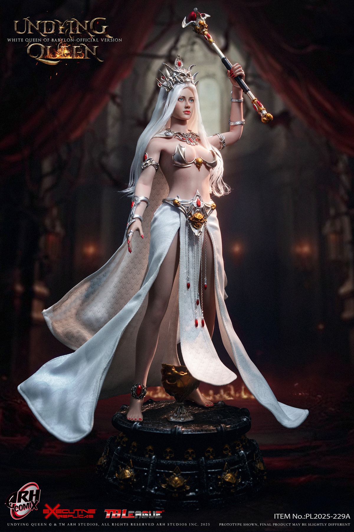 TBLeague - WHITE QUEEN OF BABYLON official version/variation version 1/6 Scale Action Figure PL2025-229A & PL2025-229B (Licensed)