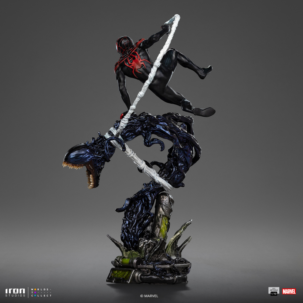 Iron Studio - Marvel Spider-Man vs Villains Diorama BDS Art Scale 1/10 Miles Morales Statue MARCAS120825-10 (Licensed)