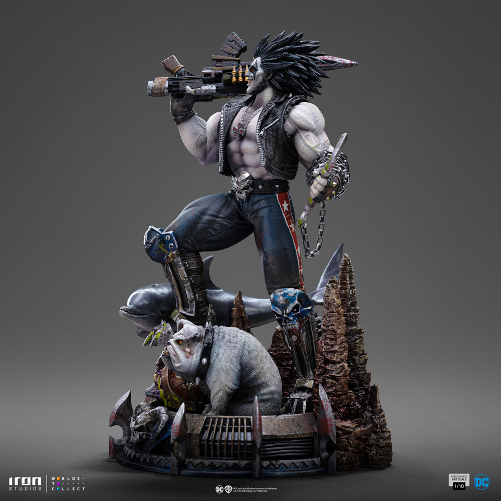 Iron Studio - DC Comics Art Scale 1/10 Lobo Unleashed Statue DCCDCG120725-10 (Licensed)