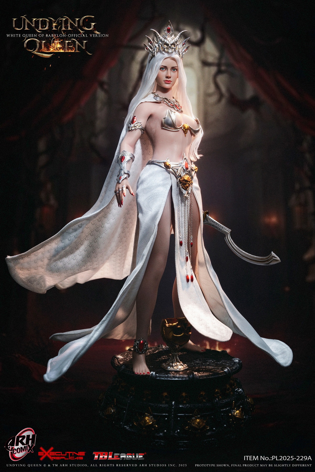 TBLeague - WHITE QUEEN OF BABYLON official version/variation version 1/6 Scale Action Figure PL2025-229A & PL2025-229B (Licensed)