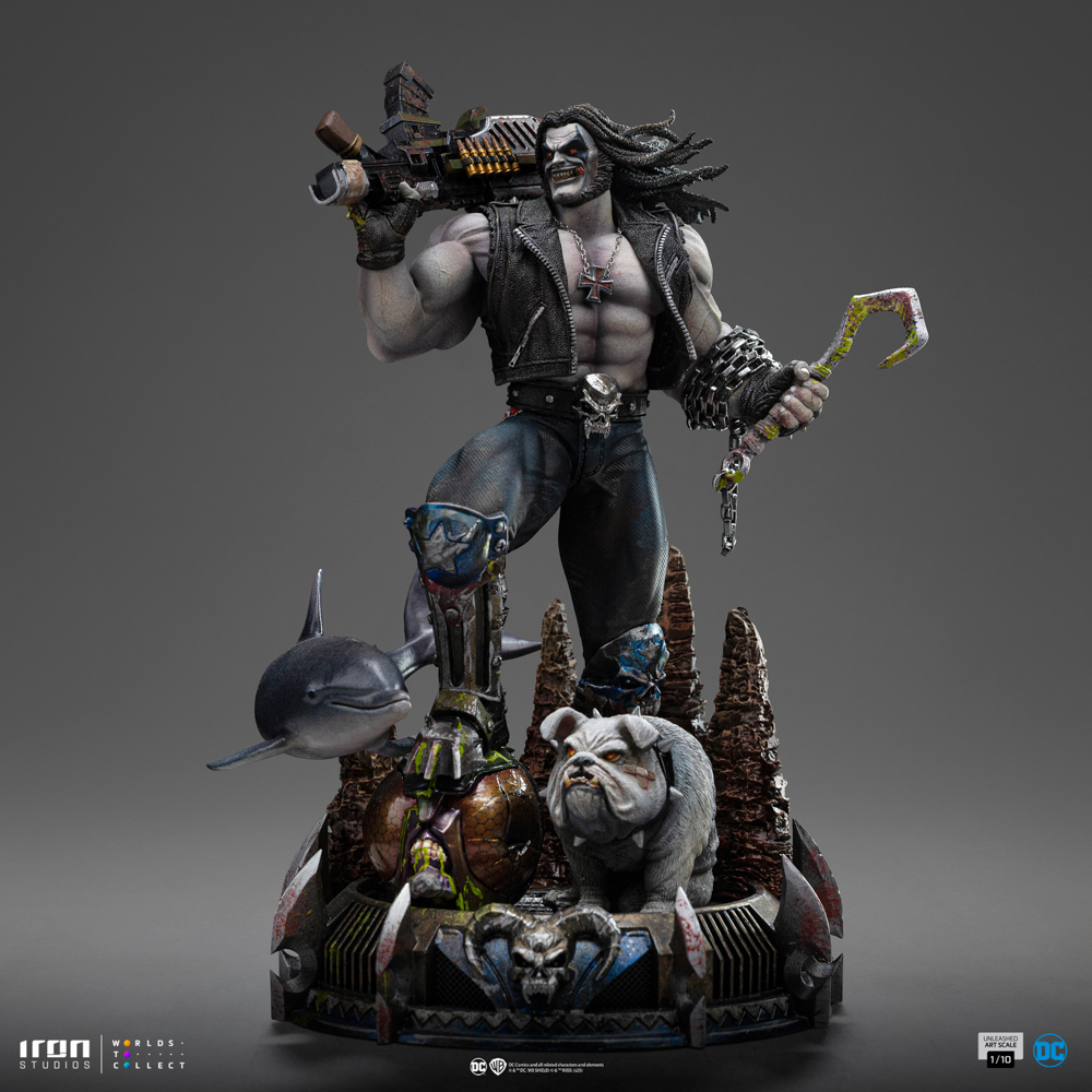 Iron Studio - DC Comics Art Scale 1/10 Lobo Unleashed Statue DCCDCG120725-10 (Licensed)