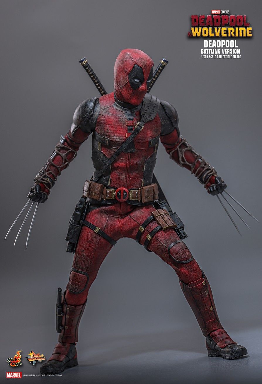 Hottoys - Marvel Deadpool & Wolverine Deadpool (Battling Version) MMS782 (Licensed)