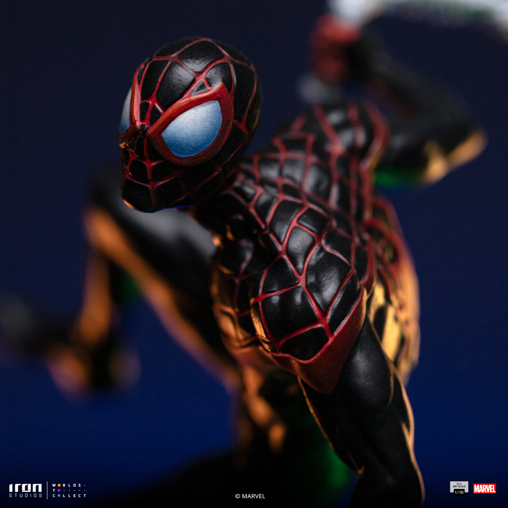 Iron Studio - Marvel Spider-Man vs Villains Diorama BDS Art Scale 1/10 Miles Morales Statue MARCAS120825-10 (Licensed)