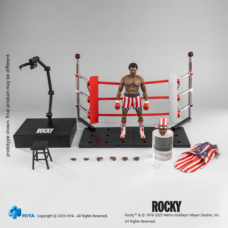 HIYA Toys - Apollo Creed 1/12 Scale Action Figure ESR0171 (Licensed)
