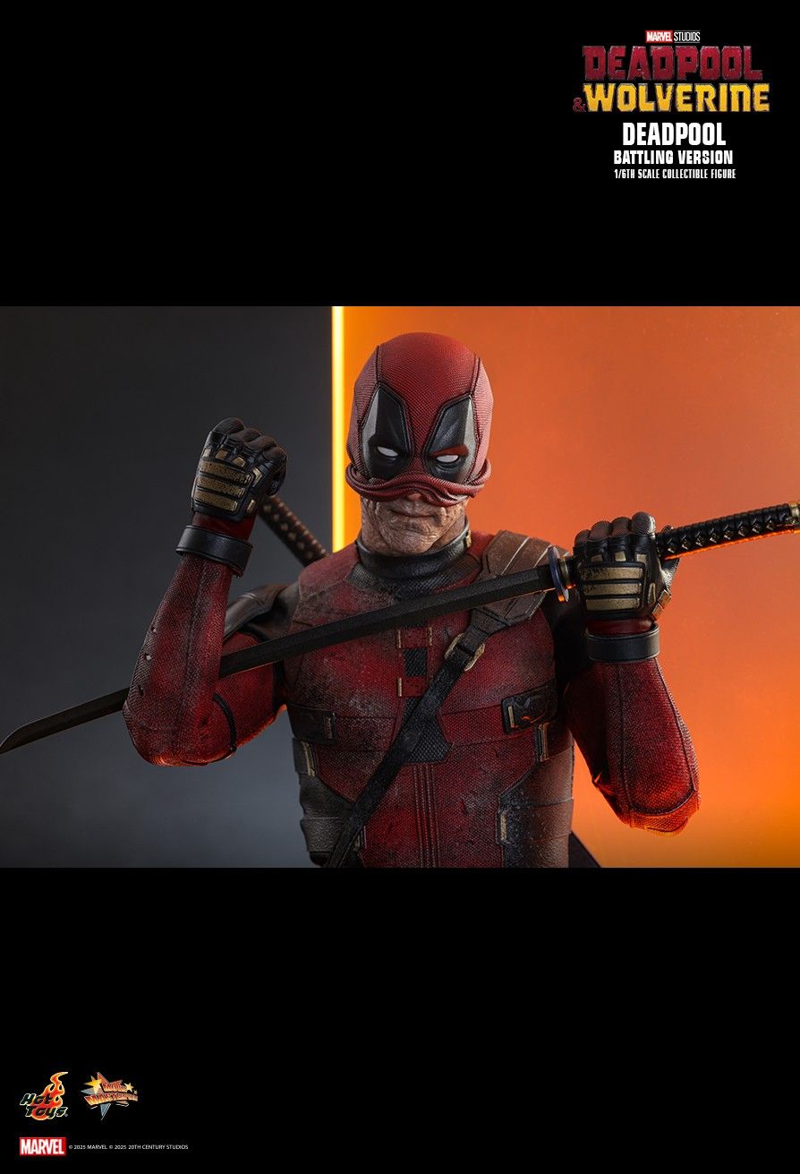 Hottoys - Marvel Deadpool & Wolverine Deadpool (Battling Version) MMS782 (Licensed)