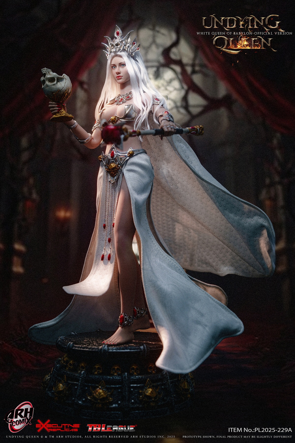 TBLeague - WHITE QUEEN OF BABYLON official version/variation version 1/6 Scale Action Figure PL2025-229A & PL2025-229B (Licensed)