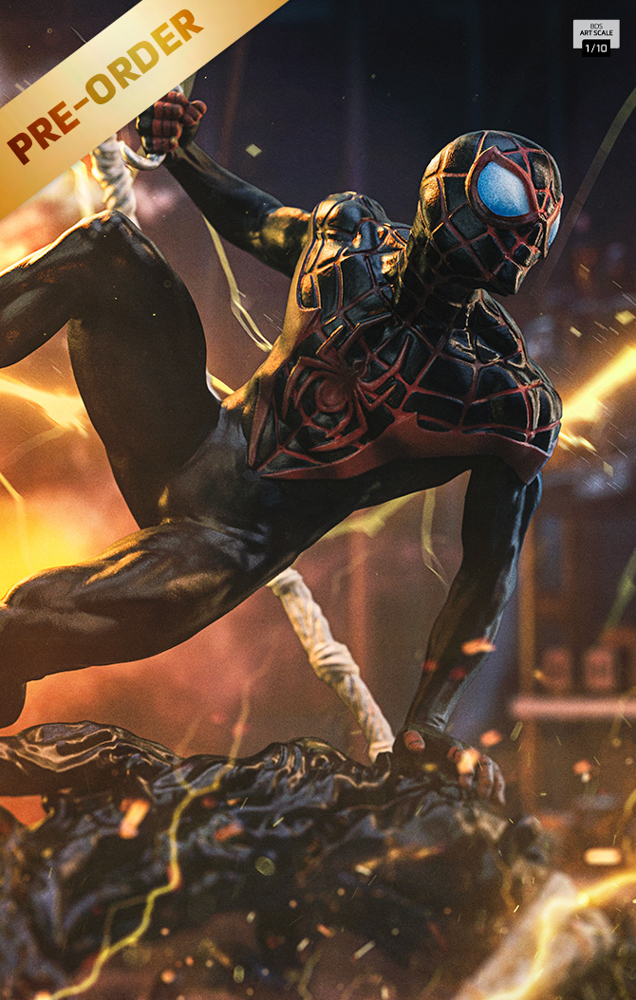 Iron Studio - Marvel Spider-Man vs Villains Diorama BDS Art Scale 1/10 Miles Morales Statue MARCAS120825-10 (Licensed)
