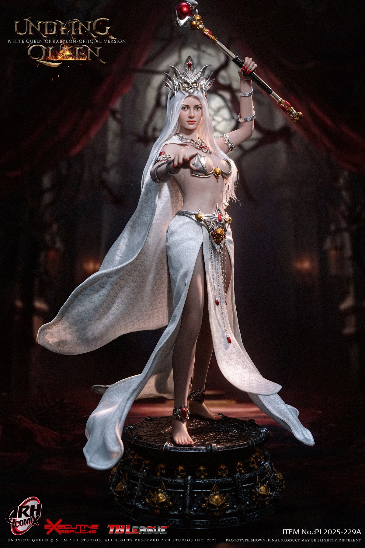 TBLeague - WHITE QUEEN OF BABYLON official version/variation version 1/6 Scale Action Figure PL2025-229A & PL2025-229B (Licensed)