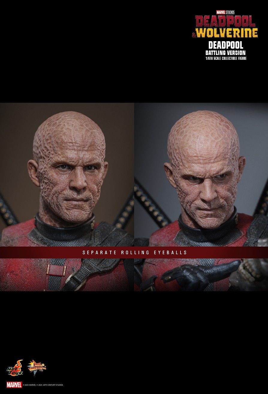 Hottoys - Marvel Deadpool & Wolverine Deadpool (Battling Version) MMS782 (Licensed)