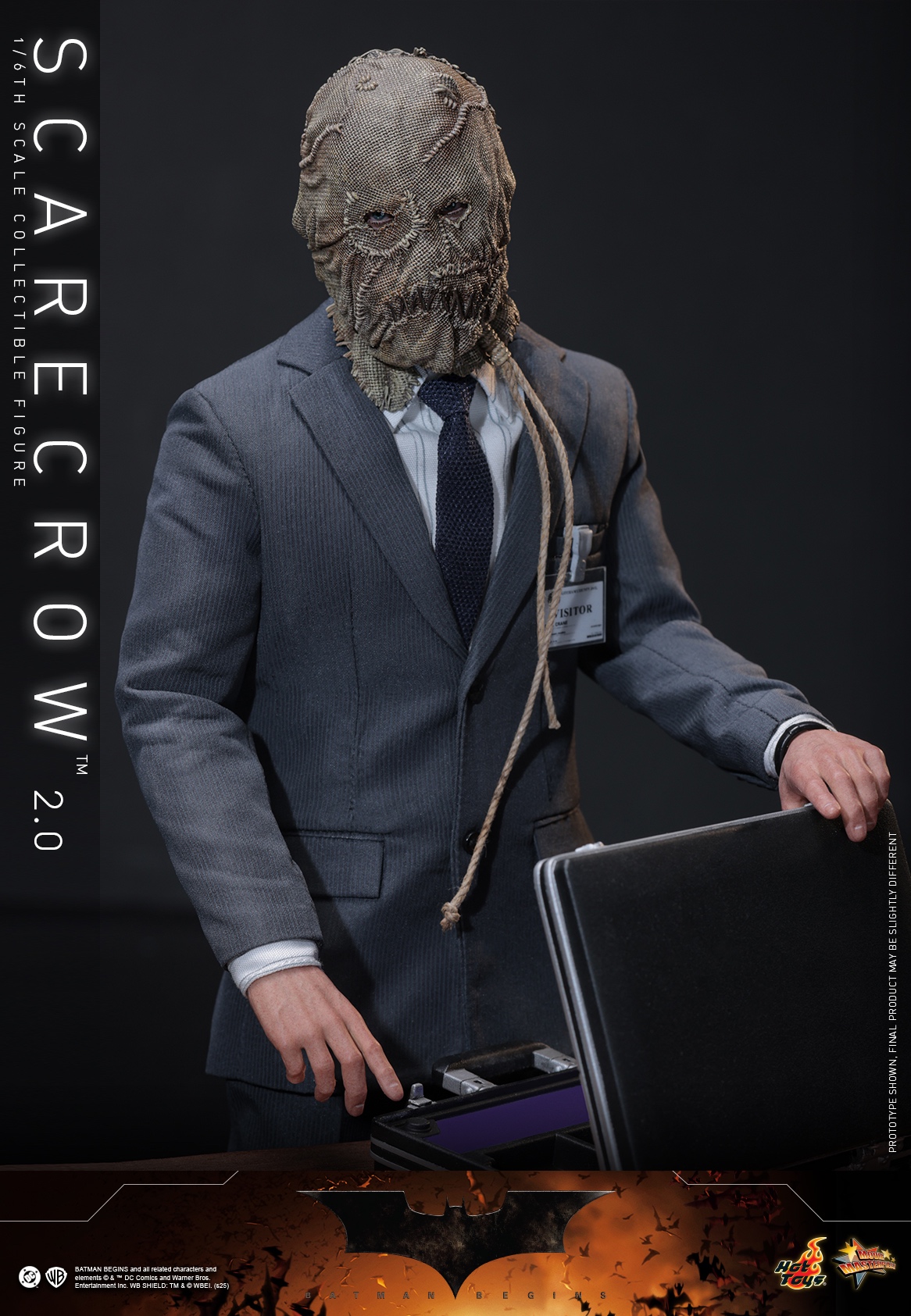 Hottoys - Scarecrow 2.0 Batman Begins 1/6 Scale Collectible Figure MMS801 (Licensed)