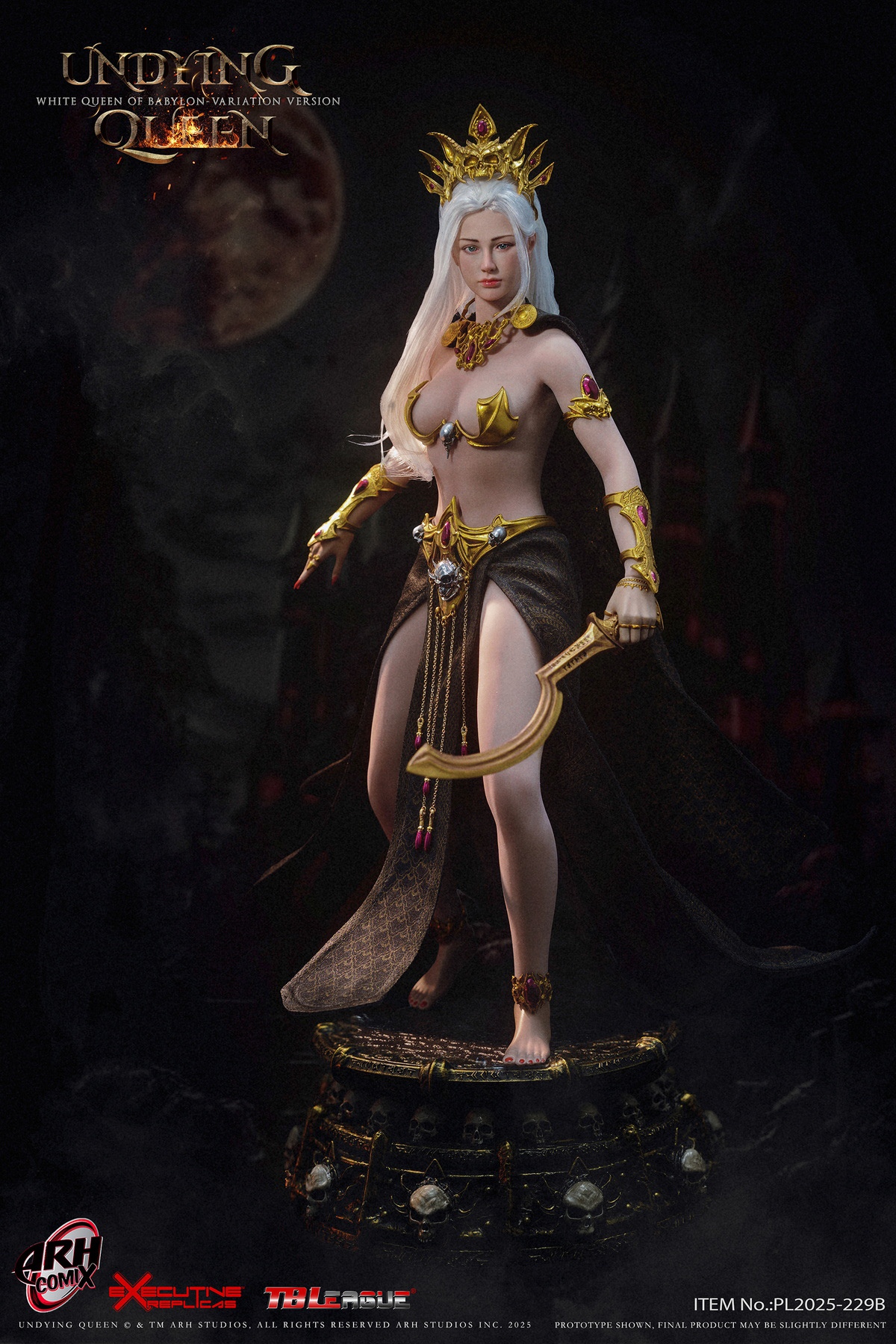 TBLeague - WHITE QUEEN OF BABYLON official version/variation version 1/6 Scale Action Figure PL2025-229A & PL2025-229B (Licensed)