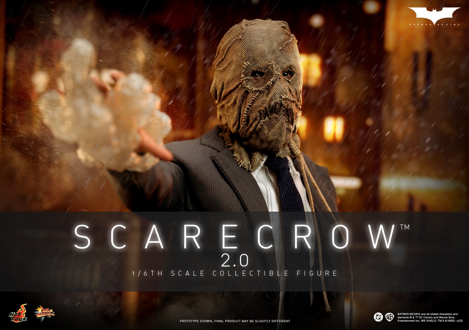 Hottoys - Scarecrow 2.0 Batman Begins 1/6 Scale Collectible Figure MMS801 (Licensed)