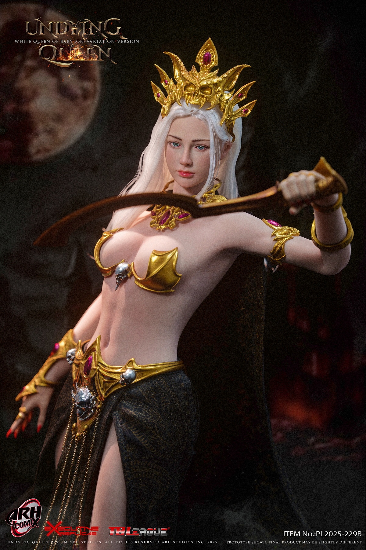 TBLeague - WHITE QUEEN OF BABYLON official version/variation version 1/6 Scale Action Figure PL2025-229A & PL2025-229B (Licensed)