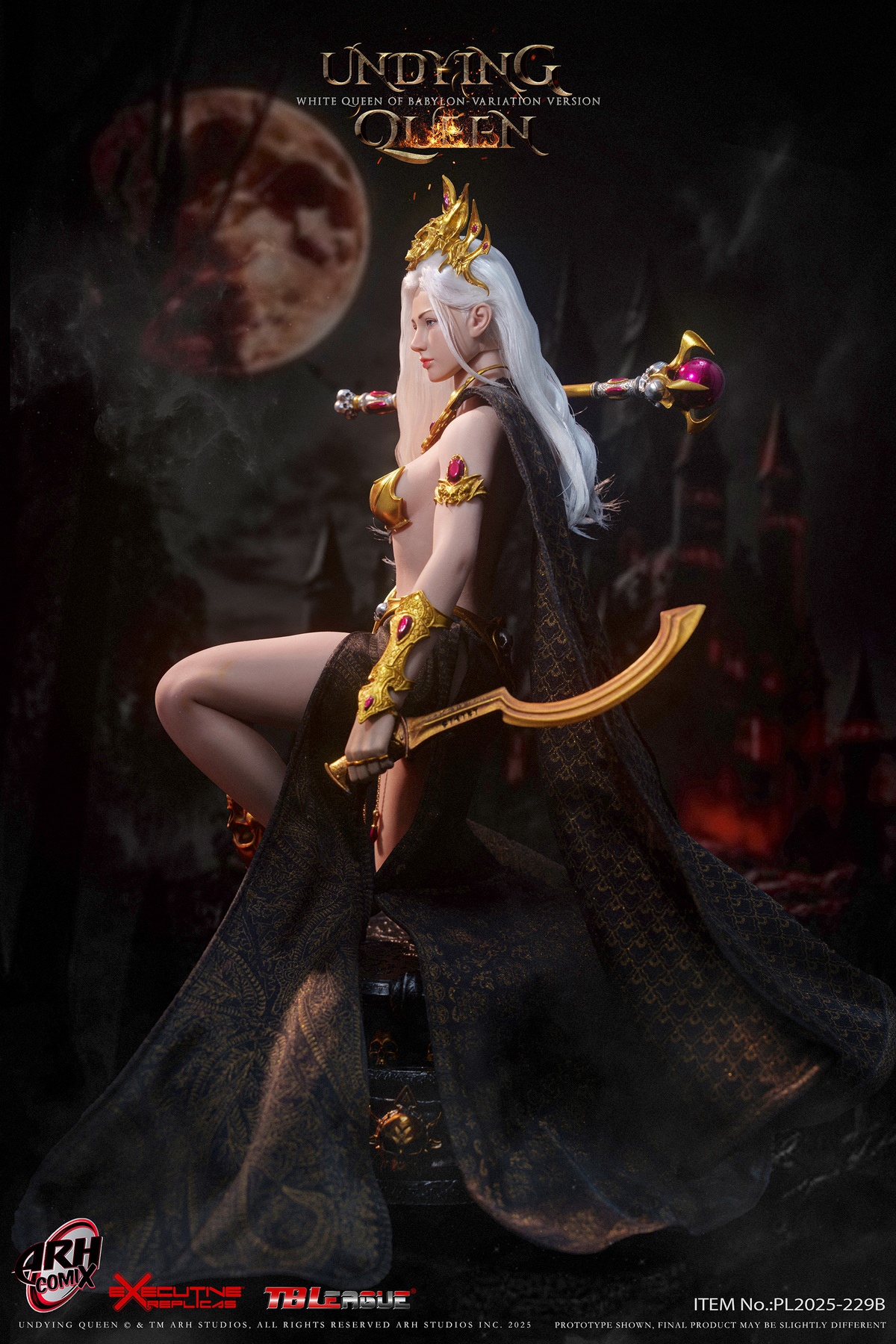 TBLeague - WHITE QUEEN OF BABYLON official version/variation version 1/6 Scale Action Figure PL2025-229A & PL2025-229B (Licensed)