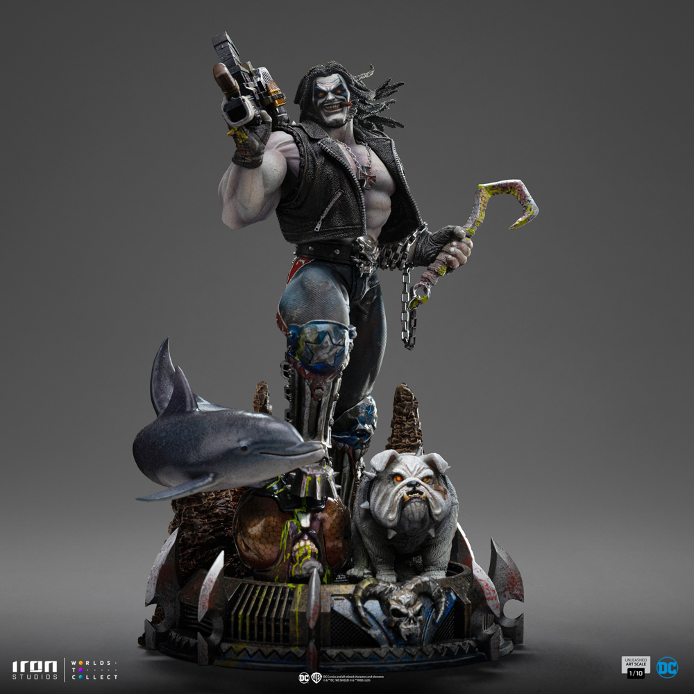 Iron Studio - DC Comics Art Scale 1/10 Lobo Unleashed Statue DCCDCG120725-10 (Licensed)