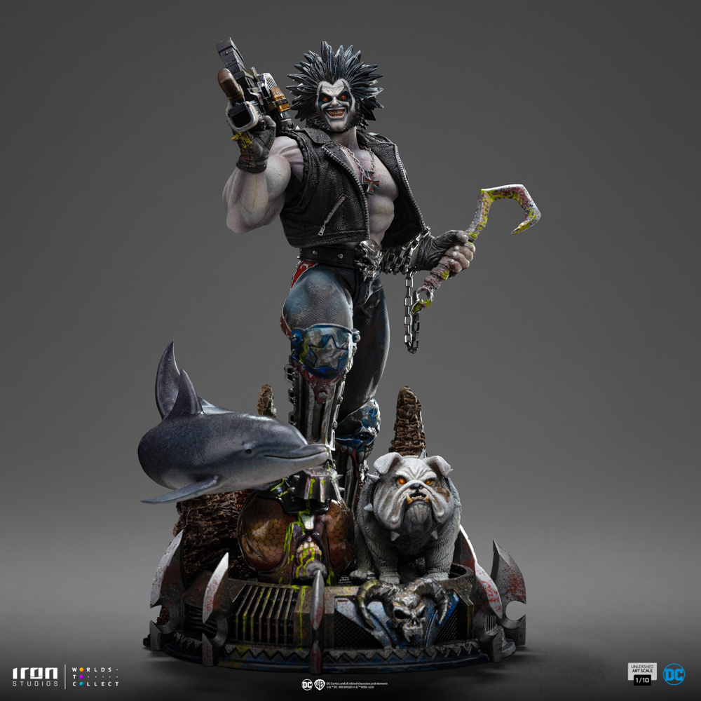 Iron Studio - DC Comics Art Scale 1/10 Lobo Unleashed Statue DCCDCG120725-10 (Licensed)