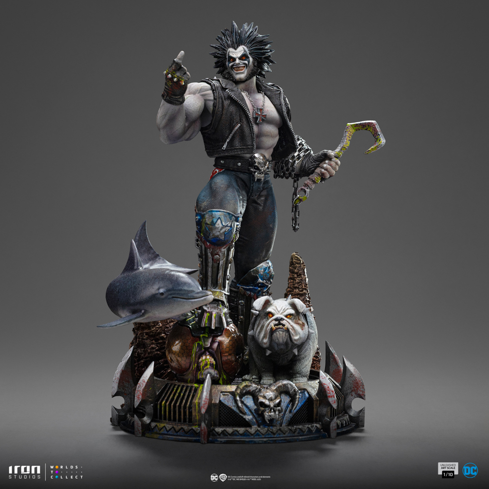 Iron Studio - DC Comics Art Scale 1/10 Lobo Unleashed Statue DCCDCG120725-10 (Licensed)