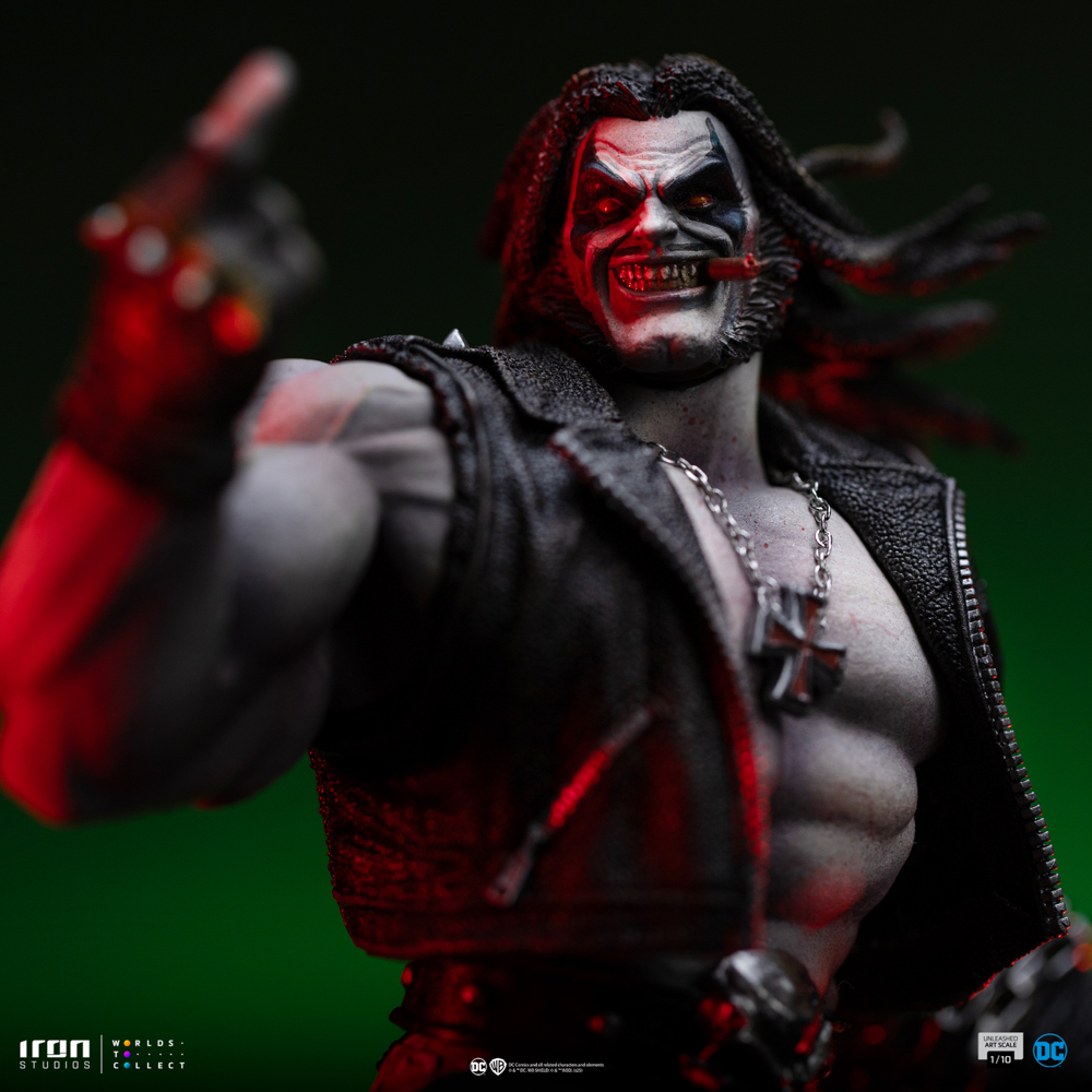 Iron Studio - DC Comics Art Scale 1/10 Lobo Unleashed Statue DCCDCG120725-10 (Licensed)
