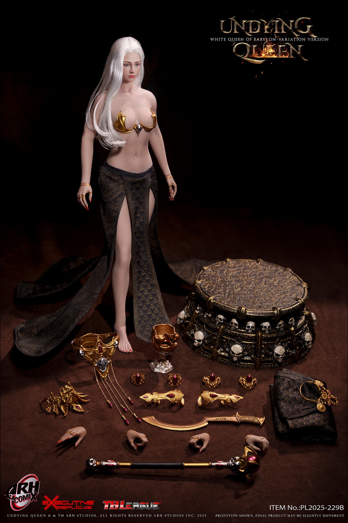 TBLeague - WHITE QUEEN OF BABYLON official version/variation version 1/6 Scale Action Figure PL2025-229A & PL2025-229B (Licensed)