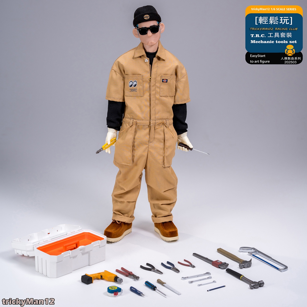 TrickyMan12 - Original 1/6 T.R.C Mechanic Figure 202502a/b & 202503(Licensed)