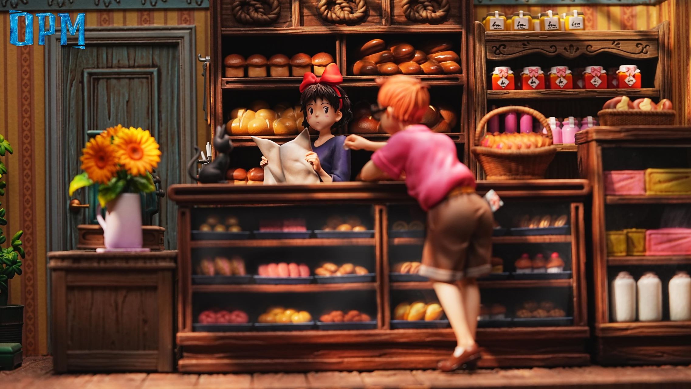 OPM Studio OPM Miyazaki Hayao Desktop Scene Series 014  Kiki's Delivery Service Bakery