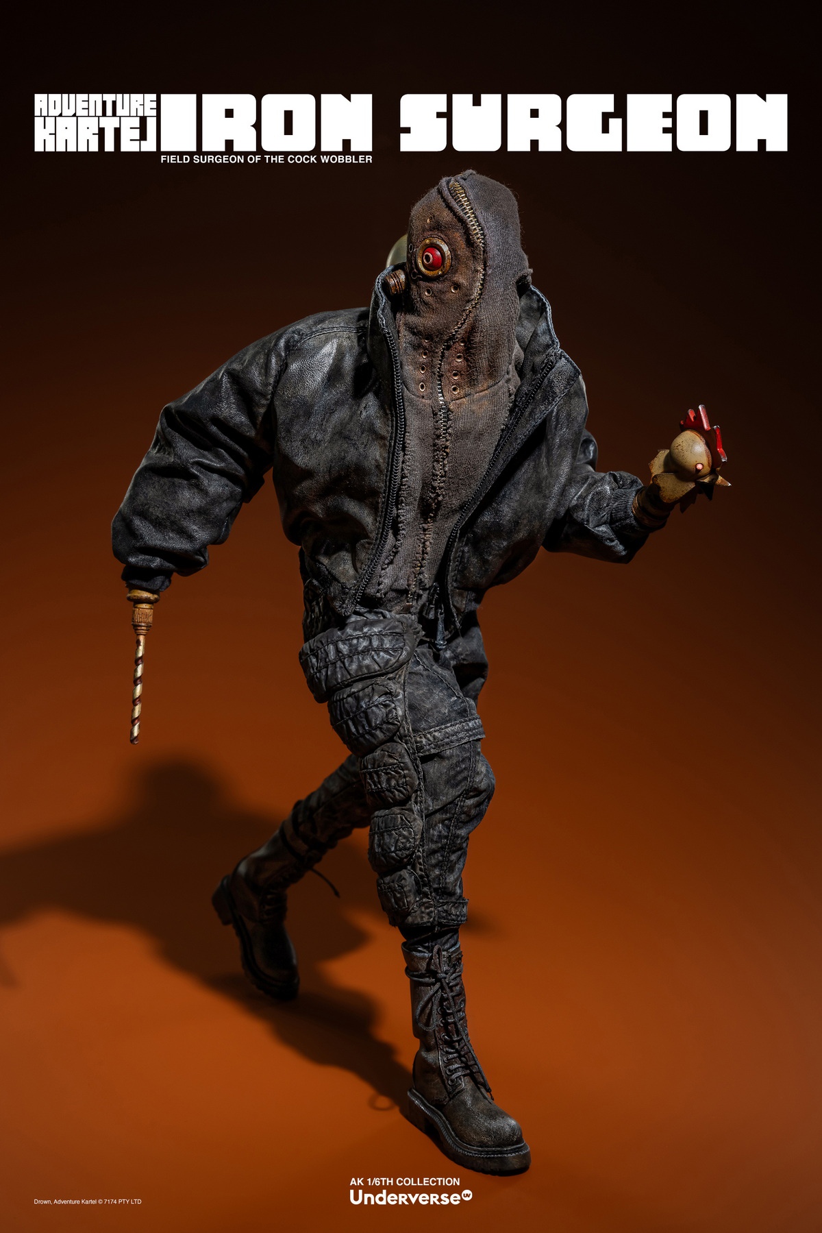 UNDERVERSE - Original Adventure Kartel 16 THE IRON SURGEON (Licensed)