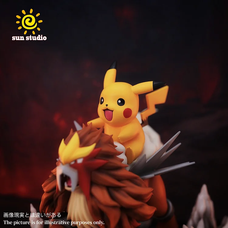 SUN Studio - Pokemon - Pikachu & Entei Statue(GK)