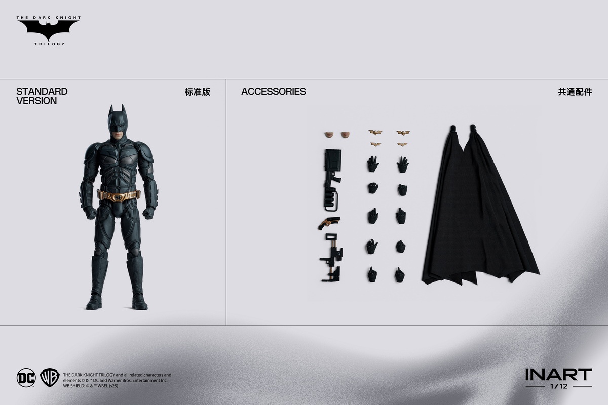 INART Studio - DC The Dark Knight Rises: Batman 1/12 Scale Figure (Licensed)