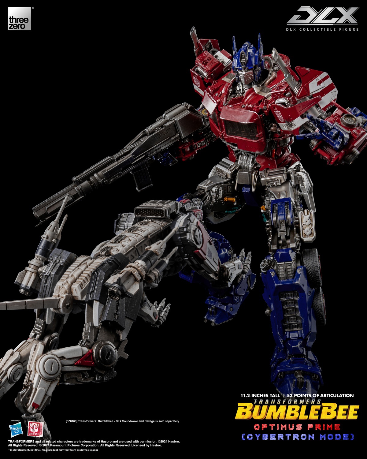 Pre-order Threezero Transformers Bumblebee DLX Optimus Prime Cybertron Mode 3Z06500W0