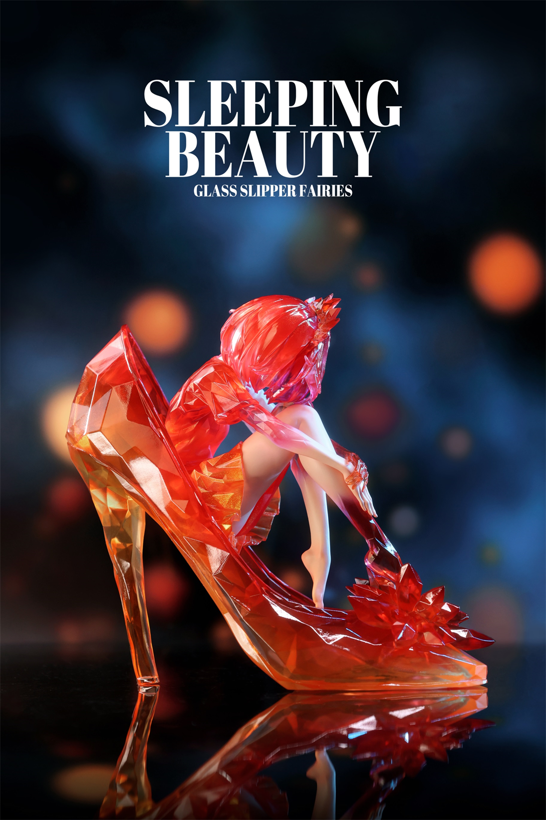 WeArtDoing Studio - Original Sleeping Beauty Glass Slipper Fairies (Licensed)