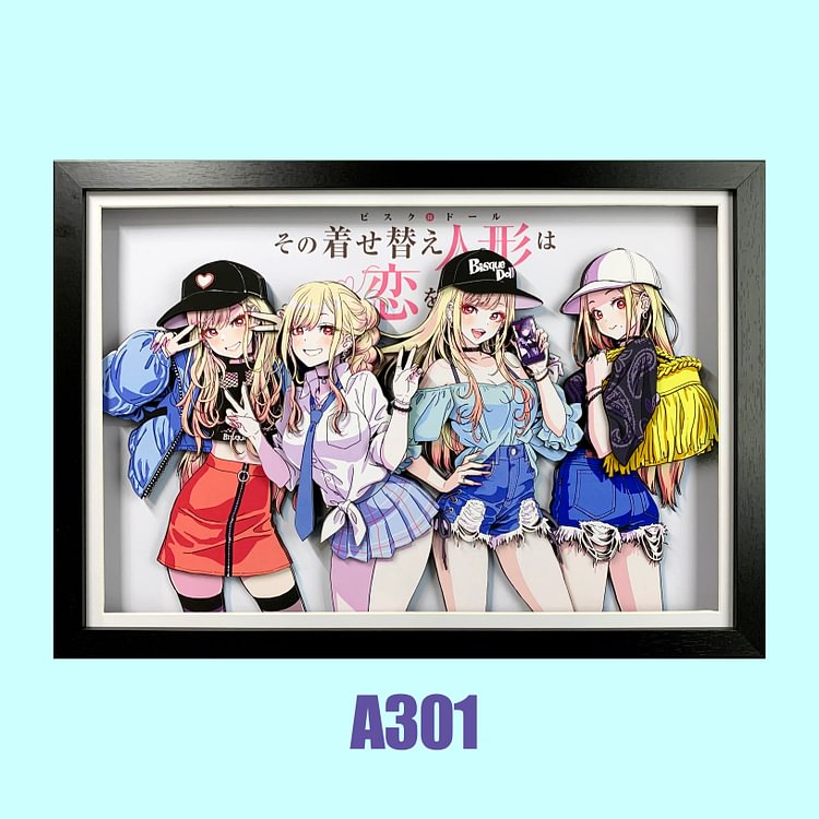 IN-STOCK Momo Studio - Up Darling Decorative Painting - My Dress-3D Decorative Paint of Marin Kitagawa A301 & A302 Scene Statue(GK) (Adult 18+)-Statue Master