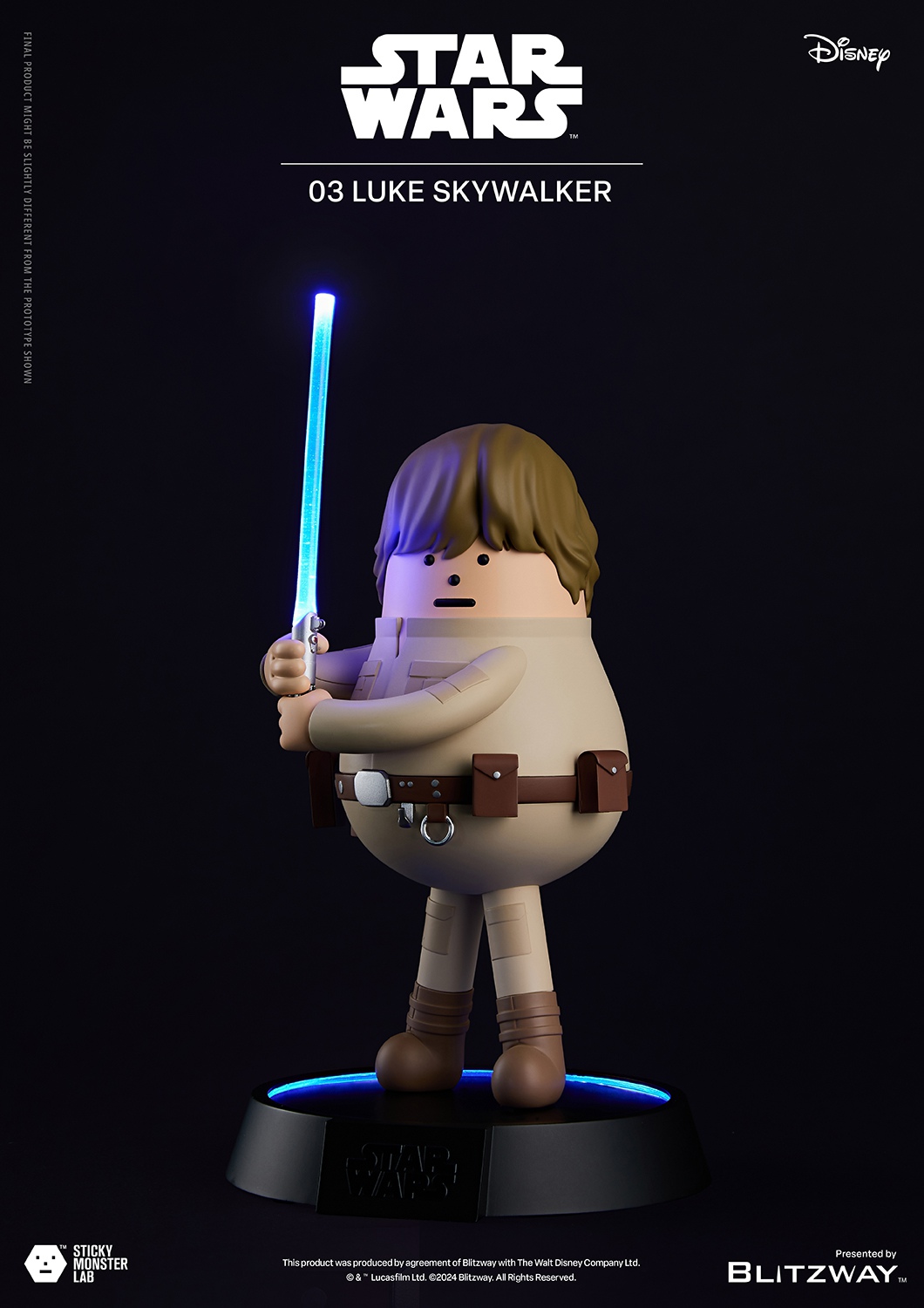 BLITZWAY - Star Wars SML Series STAR WARS LUKE SKYWALKER (Licensed)