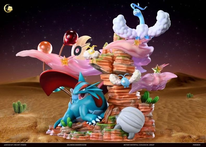 Crescent Studio - Pokémon Loong year special statue Salamence Statue(GK)