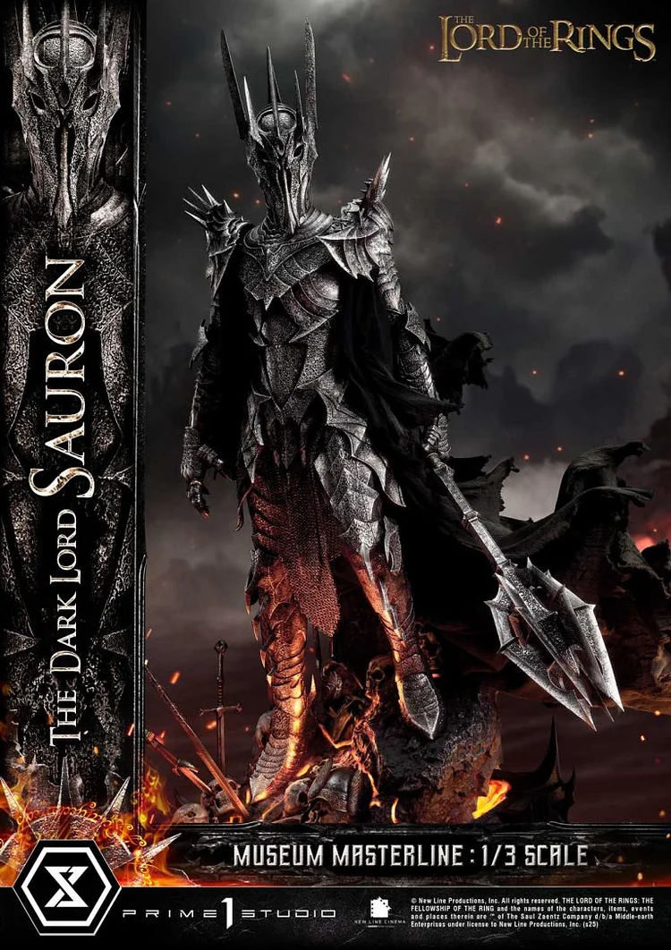 Prime 1 Studio - Museum Masterline The Lord of the Rings (Film) The Dark Lord Sauron MMLOTR-01 MMLOTR-01S (Licensed) Action Figure-Statue Master