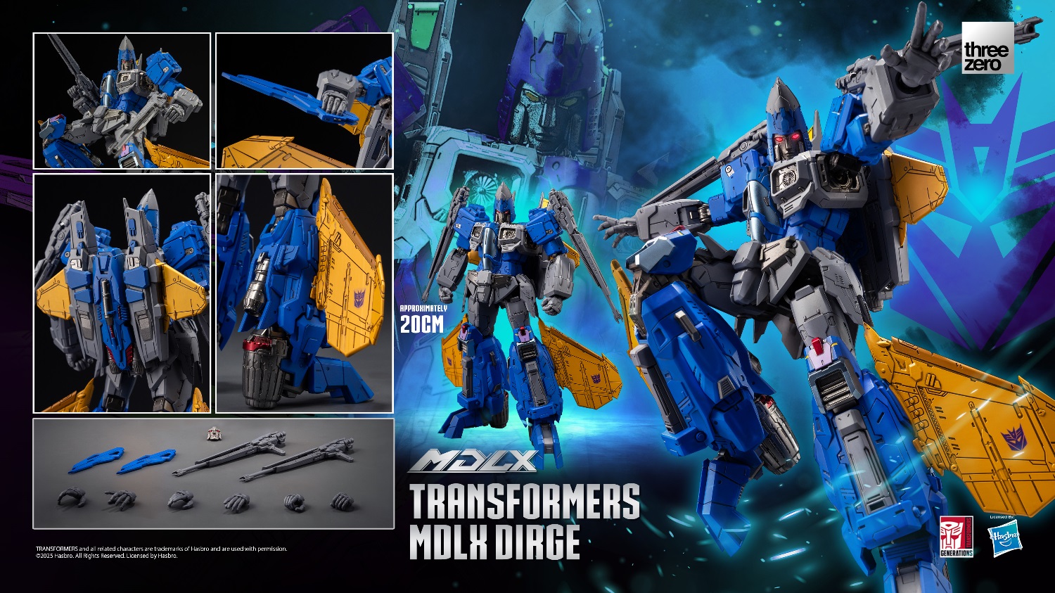 Threezero - Transformers Decepticon-MDLX Elegy #3Z0888 (Licensed)
