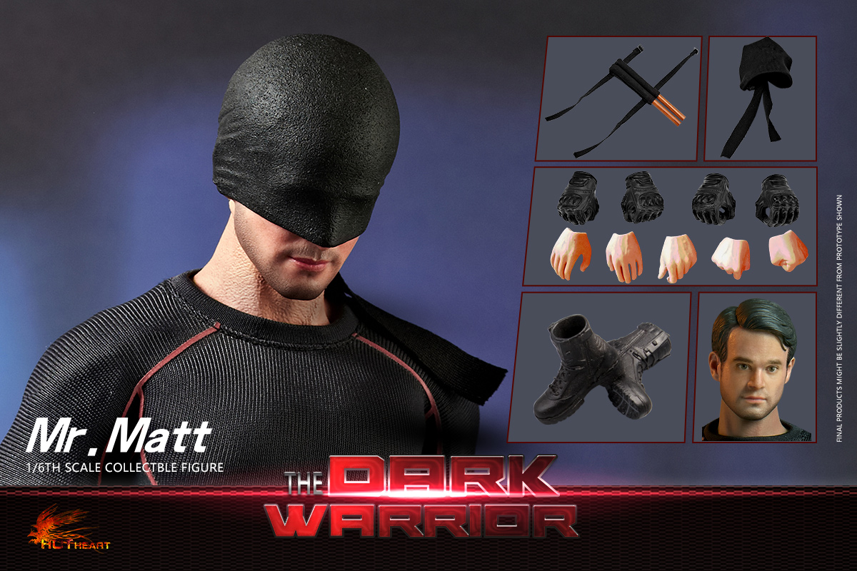Hot Heart Studio - Marvel Daredevil Dark Warrior FD007N & Rescue Service Version FD010N