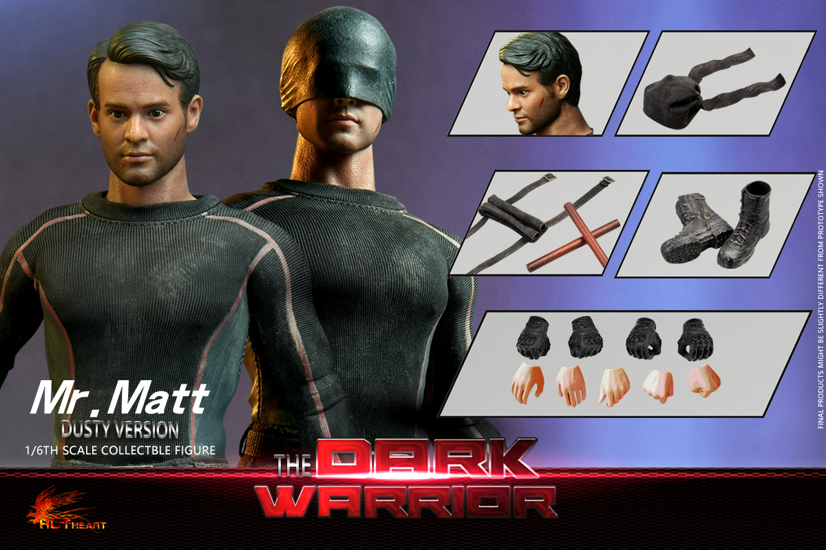 Hot Heart Studio - Marvel Daredevil Dark Warrior FD007N & Rescue Service Version FD010N