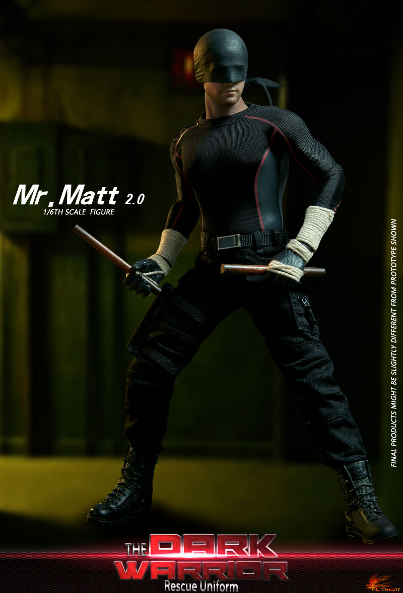 Hot Heart Studio - Marvel Daredevil Dark Warrior FD007N & Rescue Service Version FD010N