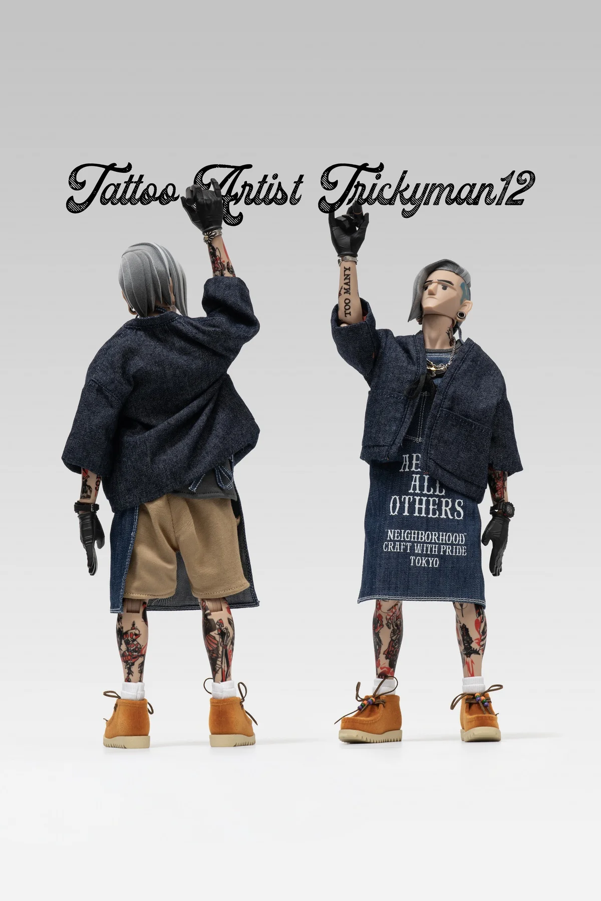 TrickyMan12 - 1/6 scale Tattoo Artist 2 Special Edition FB-10090-B Action Figure Statue 
