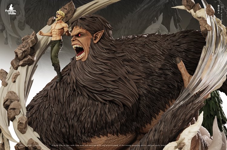 Freedom Studio - Attack on Titan 016 Zeke Yeager & Beast Titan Statue(GK)