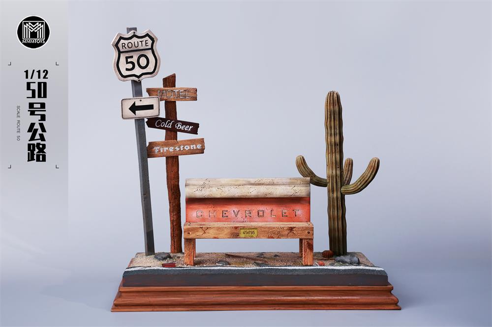 MMMTOYS - Original 1/12 Scale Scene Platform Route 50 M2423 (Licensed)